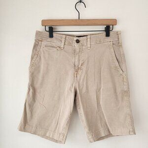 American Eagle Extreme Flex Classic Khakis Tan Shorts Men's 30
